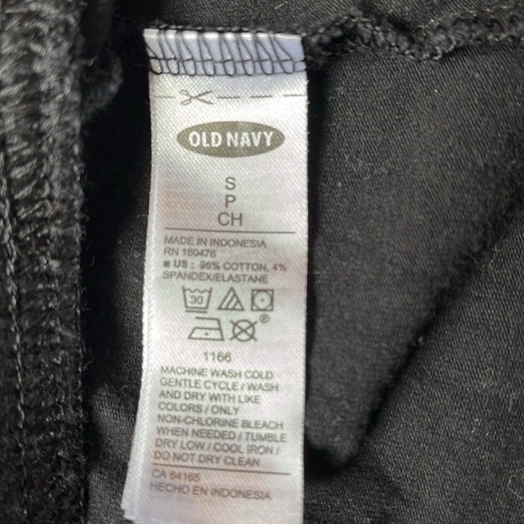 Old Navy Knit Leggings, black size S - Picture 3 of 3